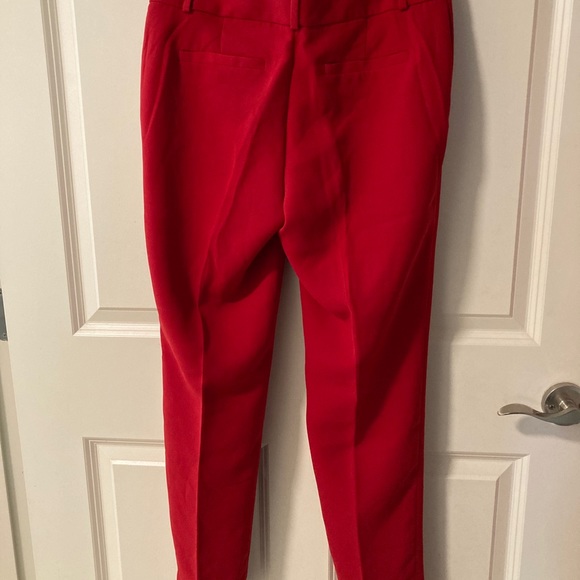 Banana Republic Red Martin Fit Dress Pants Trousers Size 4 - Picture 2 of 4